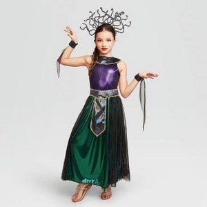 Girls Medusa Halloween Costume, size: medium